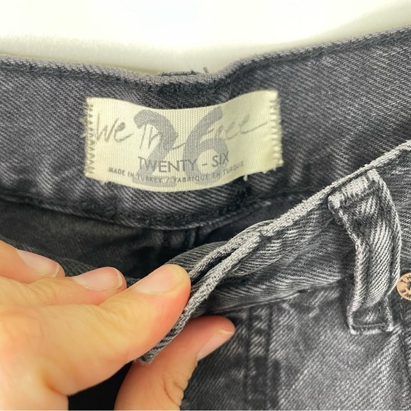Free People l We The Free The Lasso High Waist Straight Leg Jeans, size 26 - Picture 4 of 11